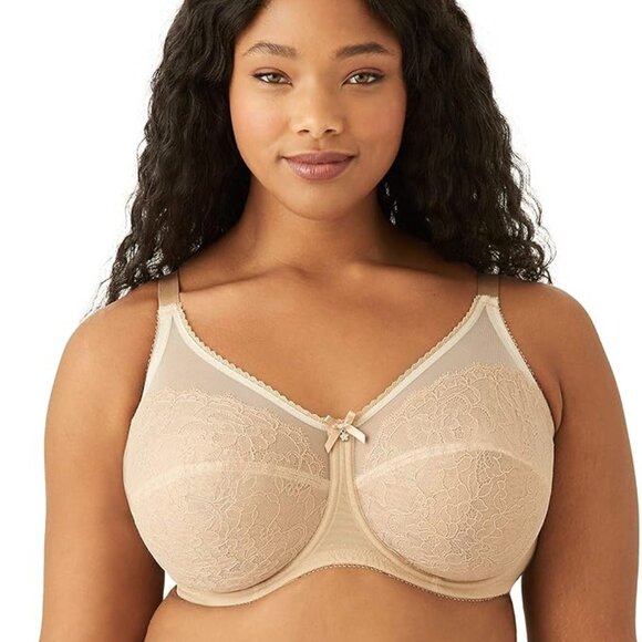Wacoal Retro Chic Full Figure Underwire Bra, Style # 855186 32G NW0T - Picture 1 of 5